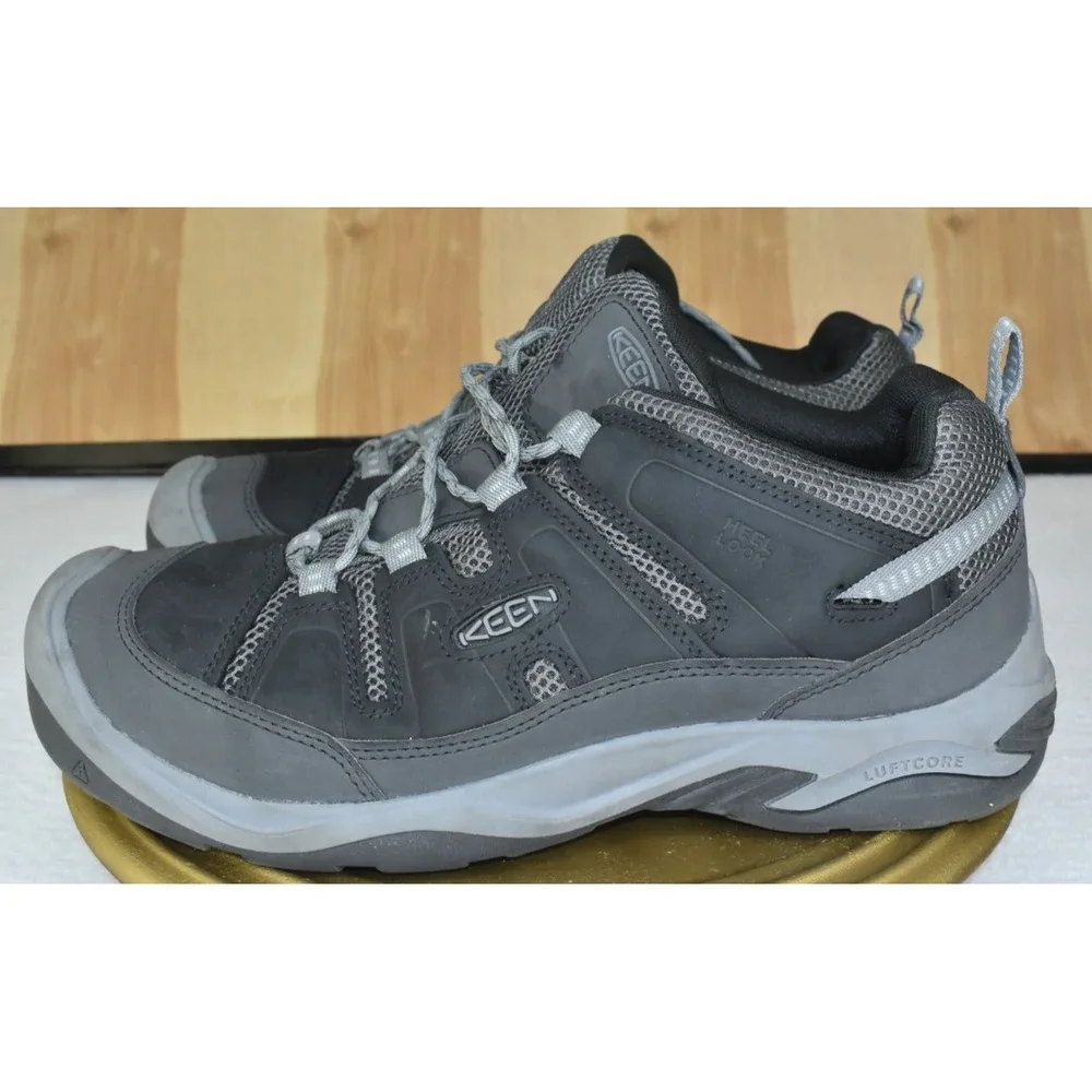 Keen Circadia Men Shoes Size 14 Steel Grey Vent Low Height Breathable Hiking
